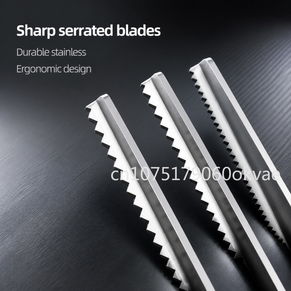 Scissors Stainless Craft - プロ仕様の裁縫用ハサミ、布地縫製用三角歯ジグザグカッティングツール、ステンレス鋼刃
