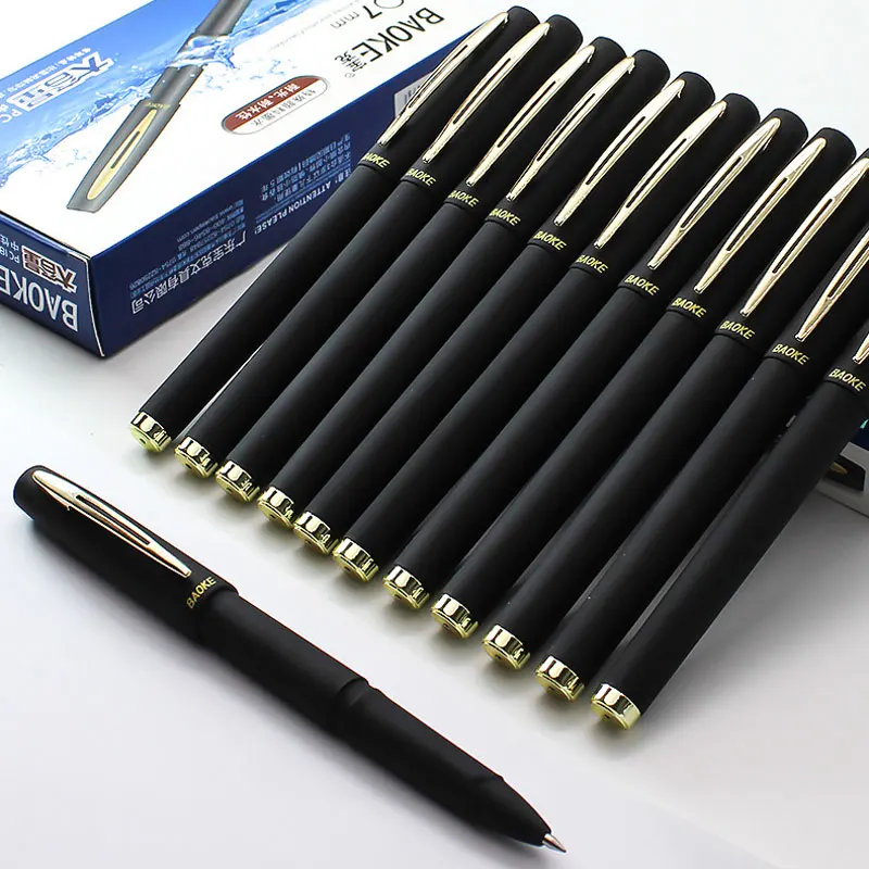 Stationery Supply Business - 大容量オフィスジェルペン、筆記、学校、ビジネス用品用の署名ペン、かわいい文房具、0.5mm、0.7mm、1.0mm