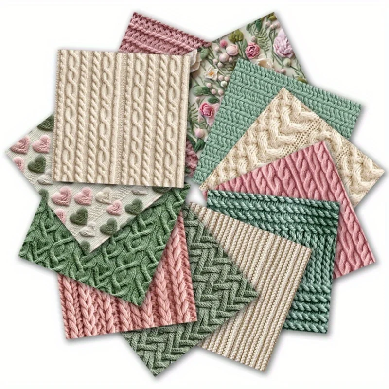 Graph Paper Pad - ジャーナリングクラフト紙パッド、各種パターン、デコパージュ、カードストック紙、片面、ヴィンテージスクラップブッキング、6x6 