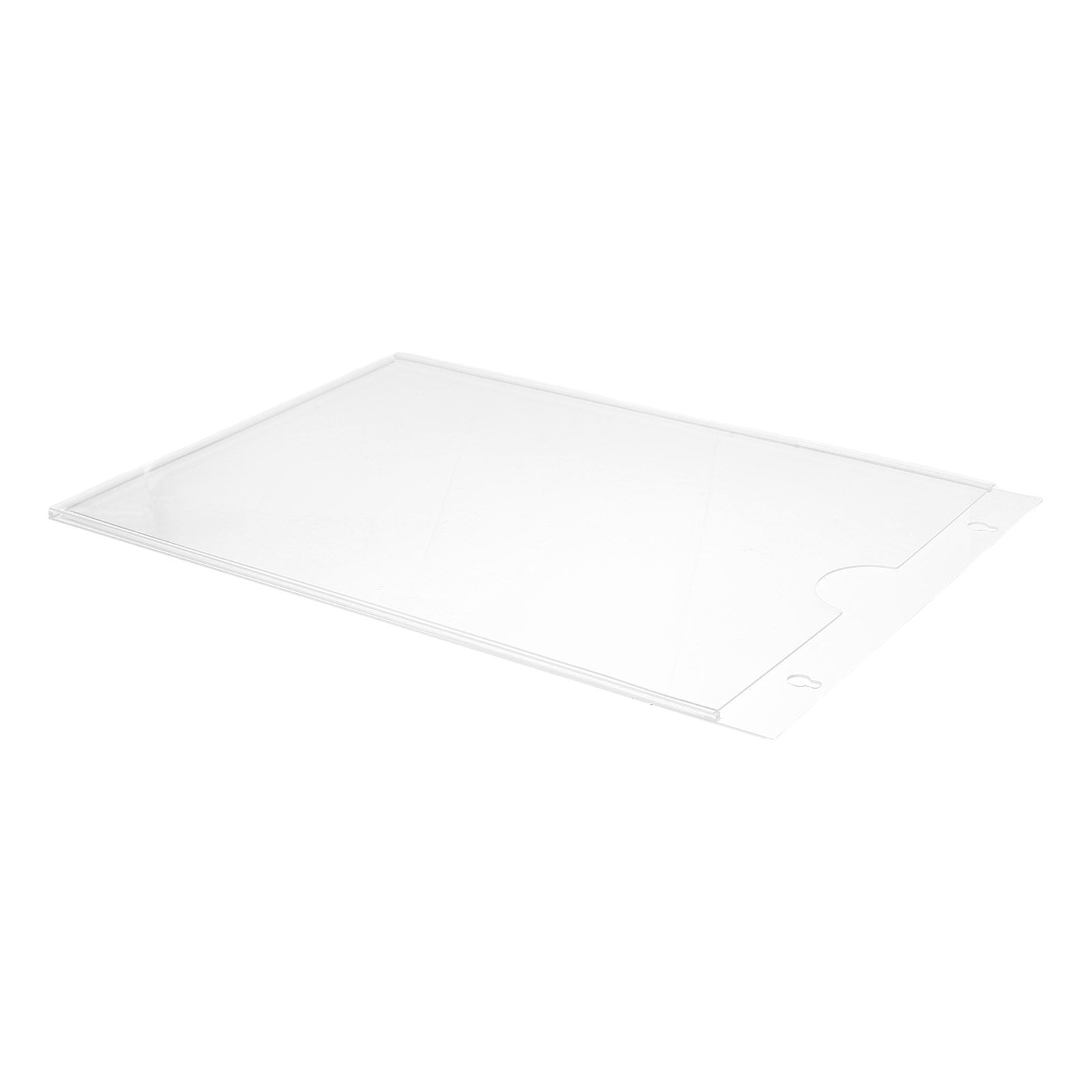 File Folder Hanging - 透明な壁掛けアクリル製マガジンオーガナイザーラック A4吊り下げファイルフォルダーホルダー オフィス・小売店用文書収納