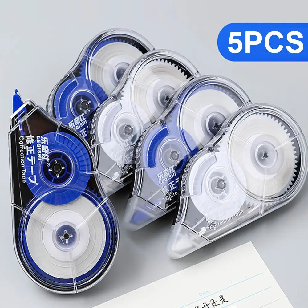 Correction Tape Roller - 5 ピース/セット実用的な修正テープローラー 30 メートルロング白ステッカー研究文具ドロップシッピング