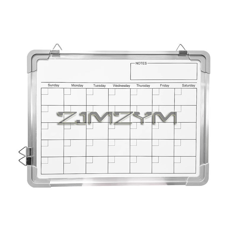 Whiteboard Marker Set - 壁掛け用ホワイトボード,乾式消しゴム付き壁掛け用ホワイトボード,マグネット,マーカーセット,両面ホワイトボード,カレンダー,40x30cm