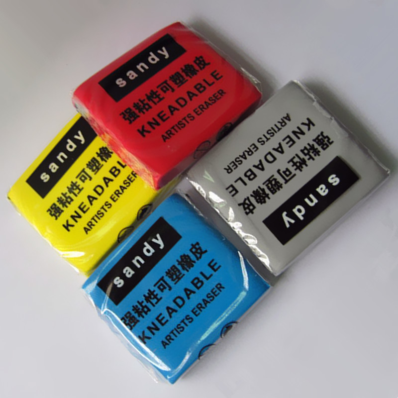 Rubber Eraser Kneaded - 混練可能なゴムパステルスケッチ描画アート消しゴムアーティスト絵画粘土学校オフィス文具鉛筆消去ツール