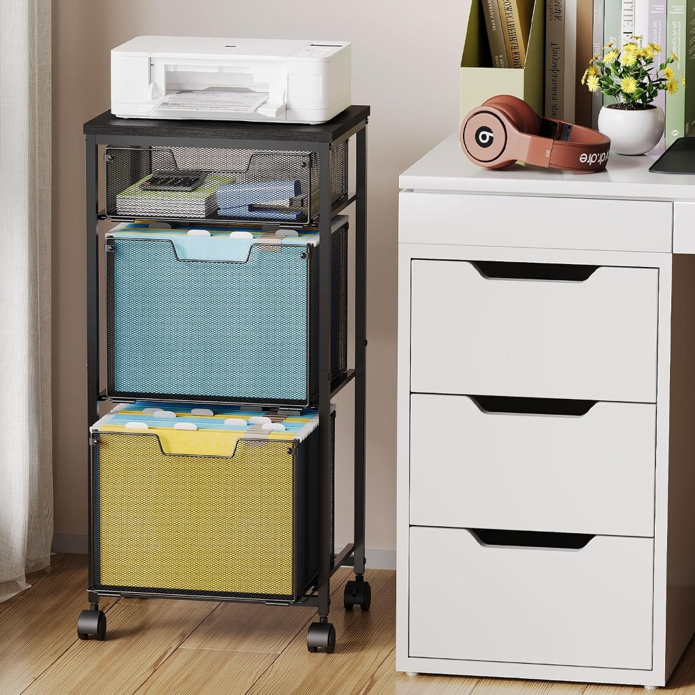 ホームオフィス用3段引き出しモバイルファイルキャビネット、ロ - File Folder Hanging のレビューと価格