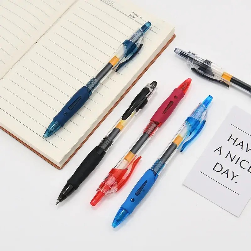 13/30 個格納式ゲルペンセット黒/赤/青インクボールペン - Gel Ink Pen Set のレビューと価格