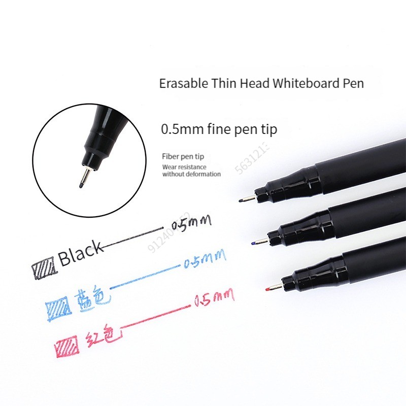 1/3 個 0.5 ミリメートルドライイレースアートマーカー - Whiteboard Marker Set のレビューと価格