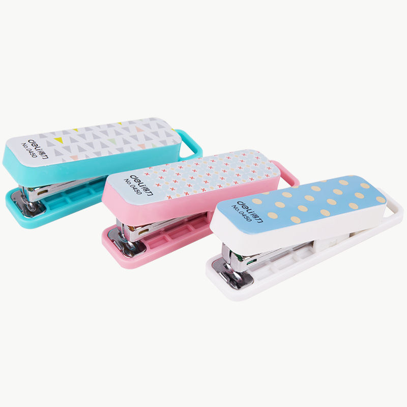 デリ-ポータブルカラーマニュアルミニホッチキス、キーホルダー - Stationery And Office Supply Chain のレビューと価格