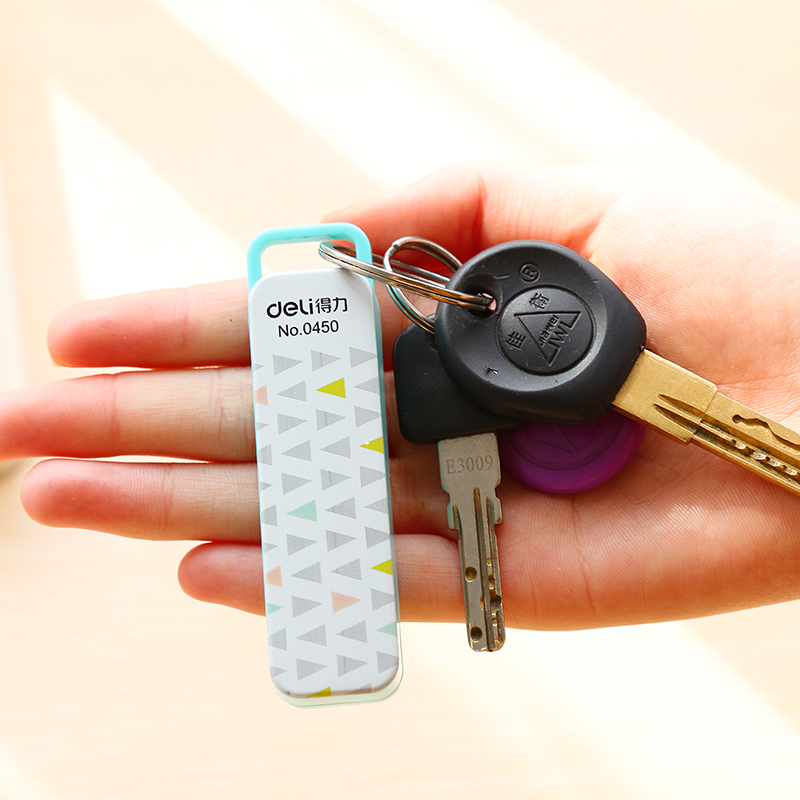 デリ-ポータブルカラーマニュアルミニホッチキス、キーホルダー - Stationery And Office Supply Chain のレビューと価格