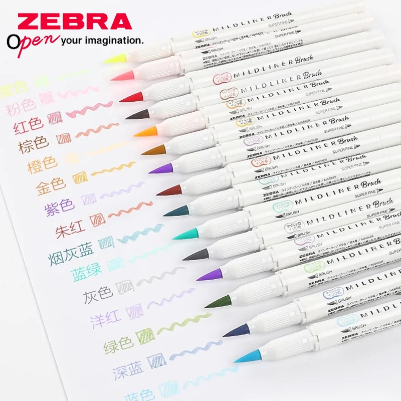 ゼブラ-デュアルチップ蛍光ペン、カラーハンドブックペン、学生 - Zebra Pen Mildliner のレビューと価格