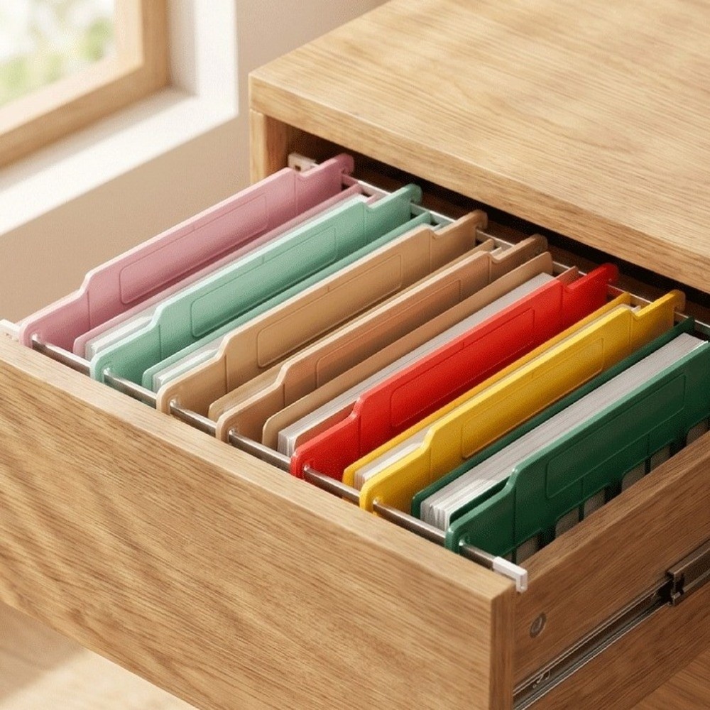 8 個の耐久性のあるプラスチック製ハンギングファイルディバイ - File Folder Hanging のレビューと価格
