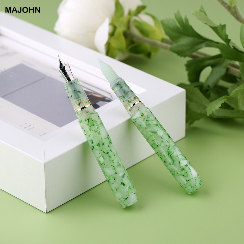 MAJOHN N8樹脂ガラスディップペンインクペン手作りペン - Stationery Supply Business のレビューと価格