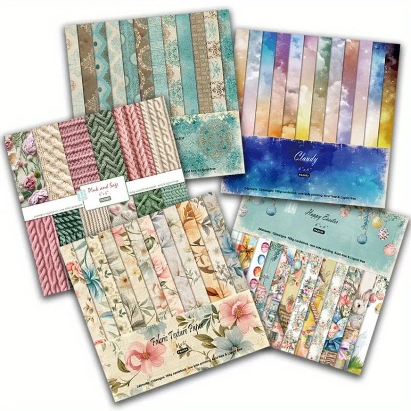 ジャーナリングクラフト紙パッド、各種パターン、デコパージュ、 - Graph Paper Pad のレビューと価格