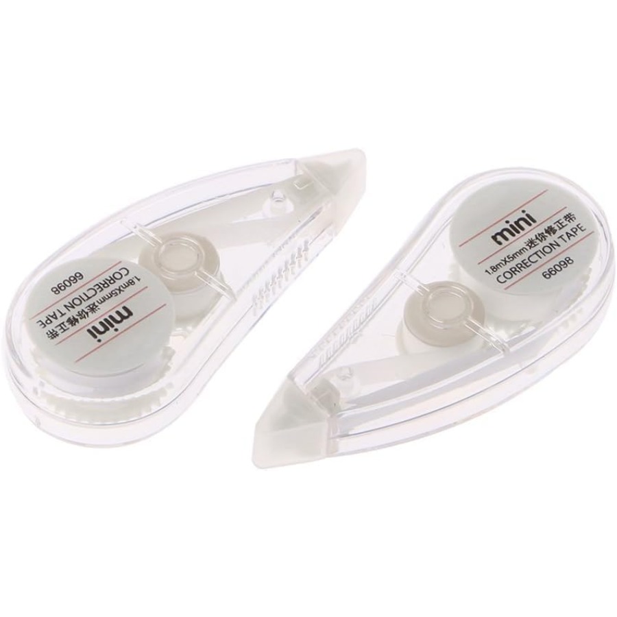 2個入り ホワイト キュート修正テープ ミニローラー ホワイ - Correction Tape Roller のレビューと価格