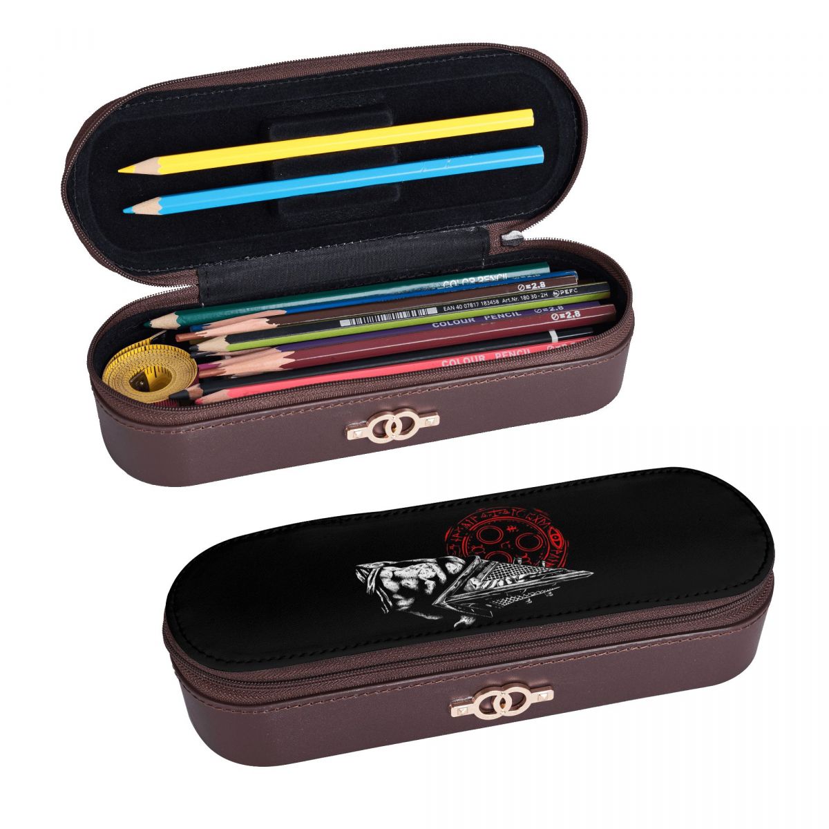 チェーンリンクアンドフォグサイレントヒルゲームレザーペンケー - Stationery And Office Supply Chain のレビューと価格