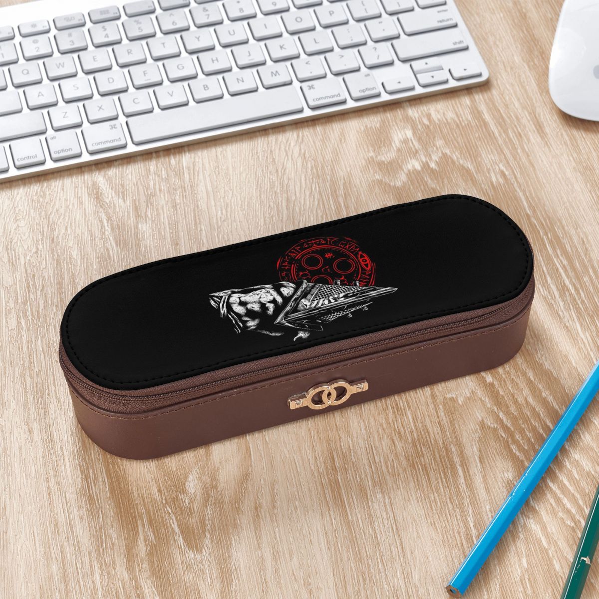 チェーンリンクアンドフォグサイレントヒルゲームレザーペンケー - Stationery And Office Supply Chain のレビューと価格