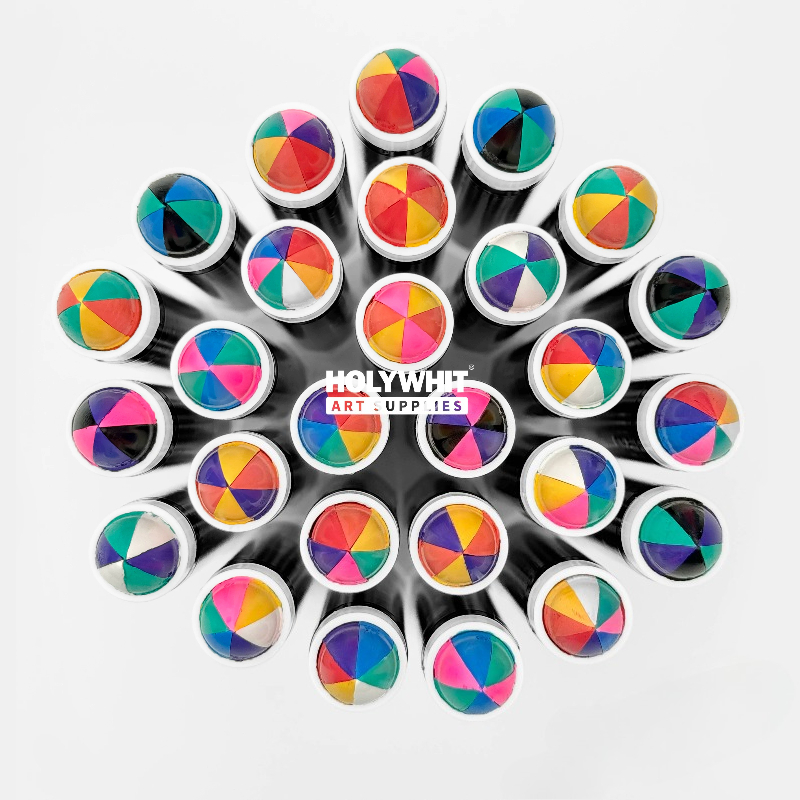 1 個混合固形油性防水ペイントマーカーペン虹色アートクラフト - Whiteboard Marker Set のレビューと価格