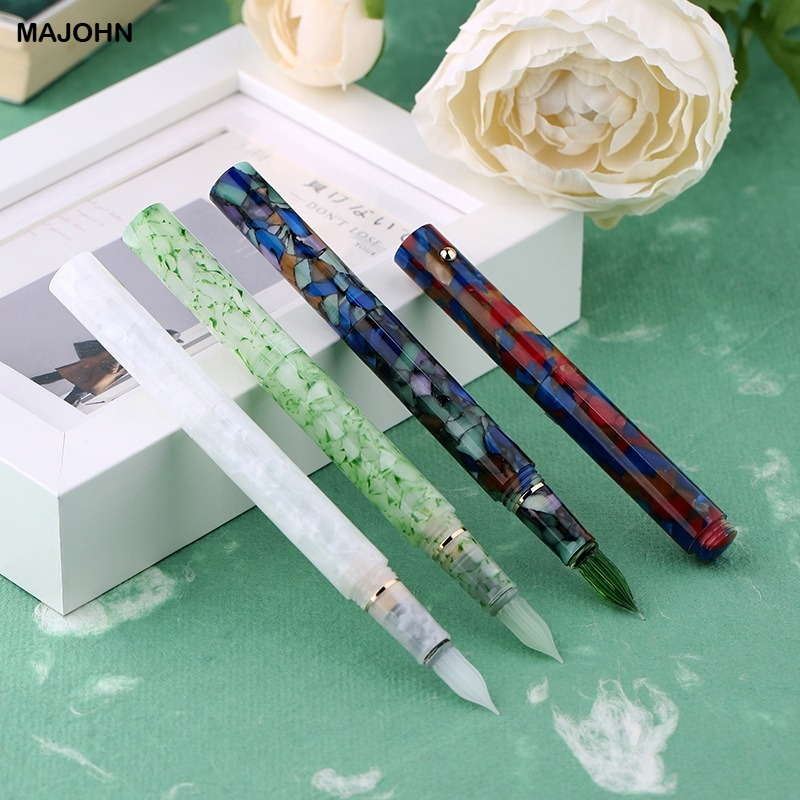 MAJOHN N8樹脂ガラスディップペンインクペン手作りペン - Stationery Supply Business のレビューと価格
