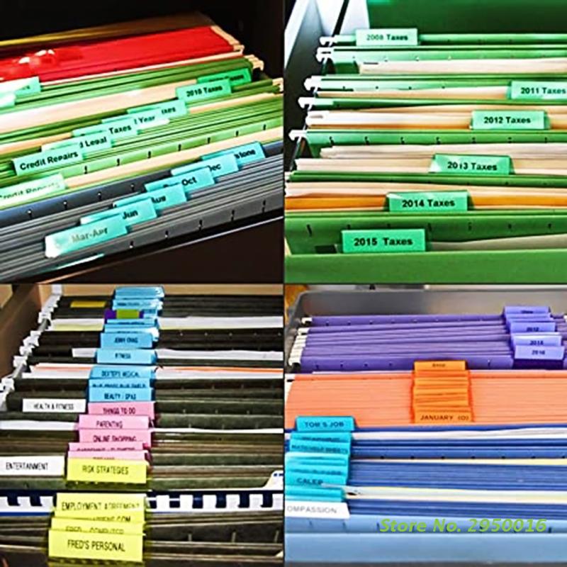 フォルダタブを掛けるためのプラスチックタブ,フォルダーに掛け - File Folder Hanging のレビューと価格