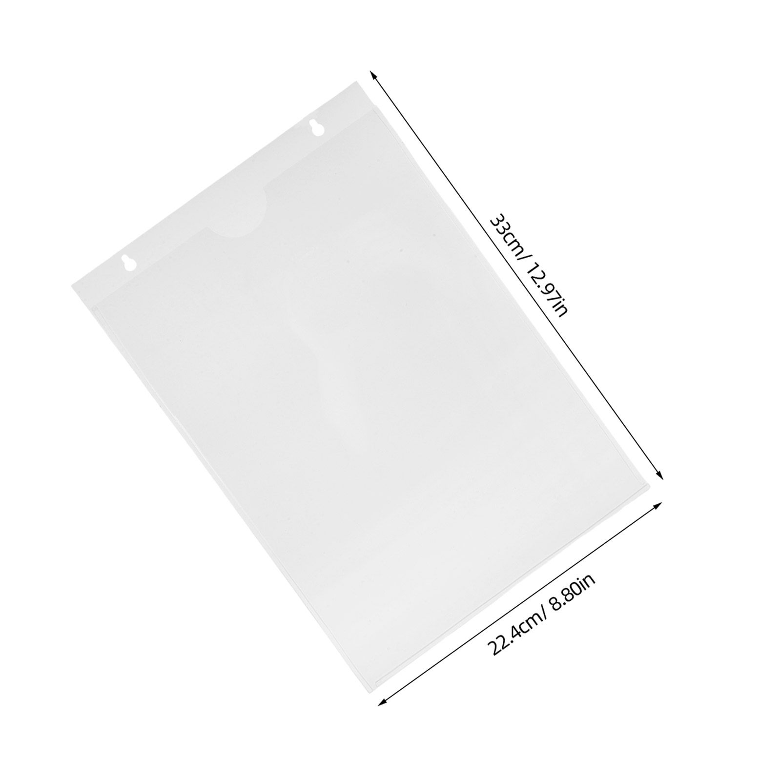 透明な壁掛けアクリル製マガジンオーガナイザーラック A4吊り - File Folder Hanging のレビューと価格