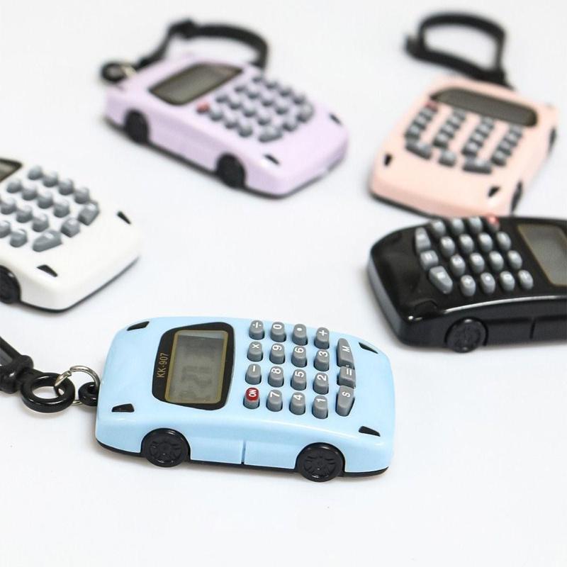 ミニカー型ポータブル電卓、取り外し可能なキーチェーン、コンパ - Stationery And Office Supply Chain のレビューと価格
