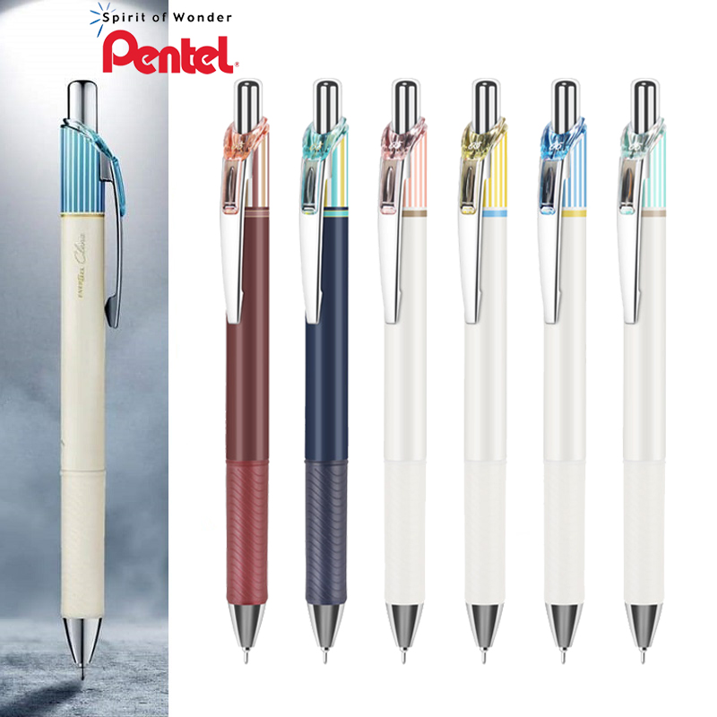 ペン先-黒のジェルペン先,縞模様の限定版,0.5mm,オフィ - Pentel Pen Sign Pen のレビューと価格