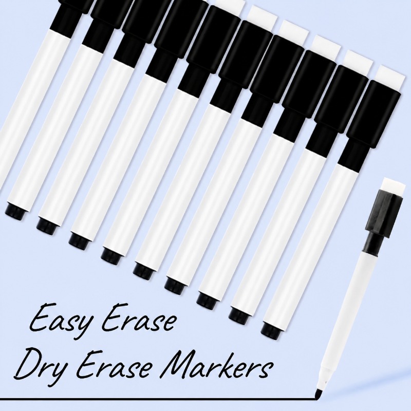 黒色消せるホワイトボードマーカー、エコ水性ペン、磁気デザイン - Whiteboard Marker Set のレビューと価格