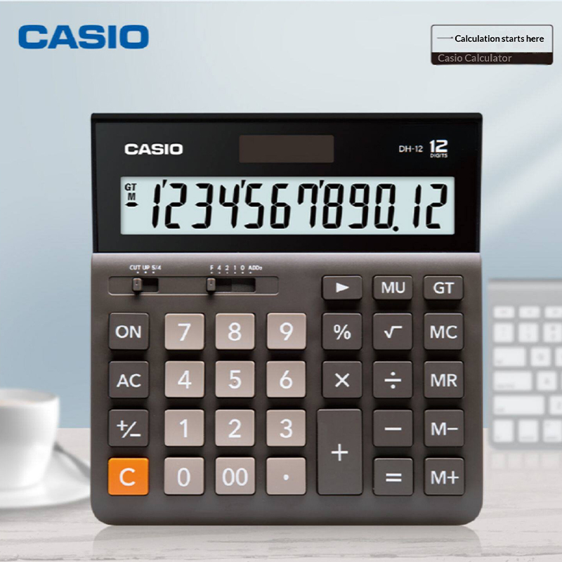 カシオMH-12ビジネスオフィスソーラー大型ボタン電卓（金融 - Stationery Supply Business のレビューと価格