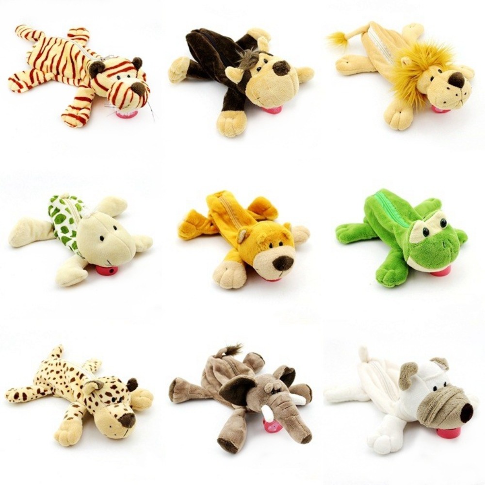 大容量のかわいいぬいぐるみペンシルバッグ、森の動物、カワイイ - Lion Stationery & Office Supply(Kunshan)Co.Ltd のレビューと価格
