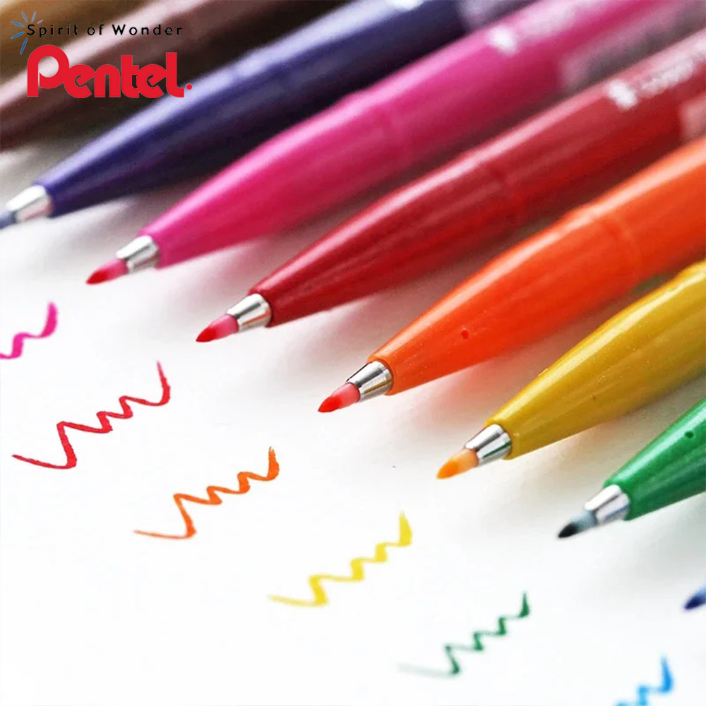 ペンテルジェルペンses15c、タッチブラシサインペン、フレ - Pentel Pen Sign Pen のレビューと価格