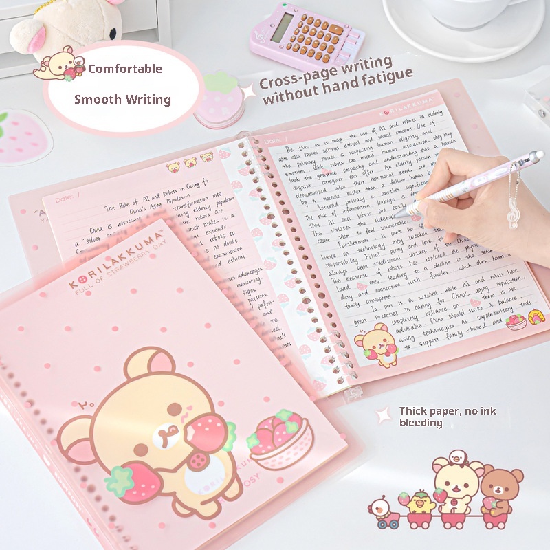 Rosyposy Korilakkuma ストロベリー B5 - Graph Paper Pad のレビューと価格