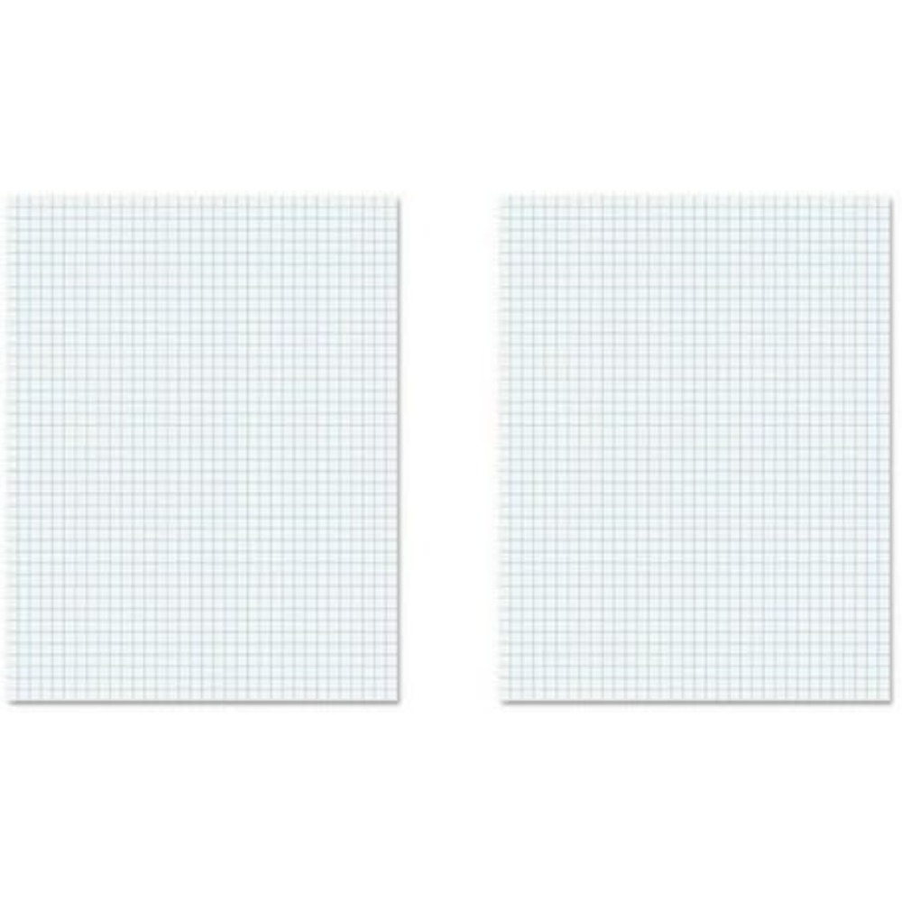 方眼罫線入りグラフペーパーパッド 8.5x11インチ、50枚 - Graph Paper Pad のレビューと価格