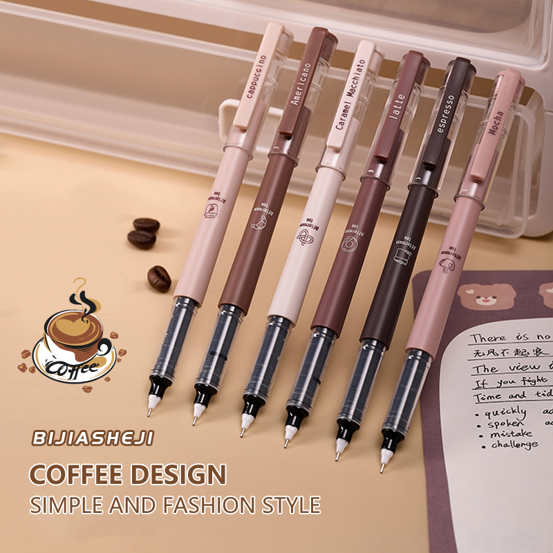 6本セット アフタヌーンティーシリーズ ジェルインクペン フ - Gel Ink Pen Set のレビューと価格
