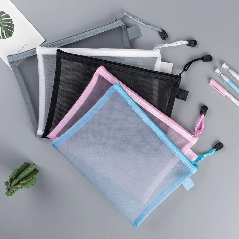 1 個 A4/A5/A6 メッシュジッパーポーチクリアドキュ - Portfolio Folder Zip のレビューと価格