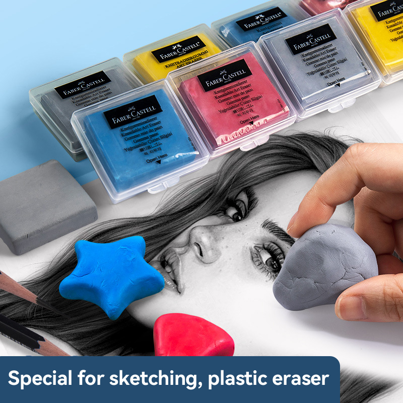 ファーバーカステル プラスティシティ ラバー ソフトアート消 - Rubber Eraser Kneaded のレビューと価格