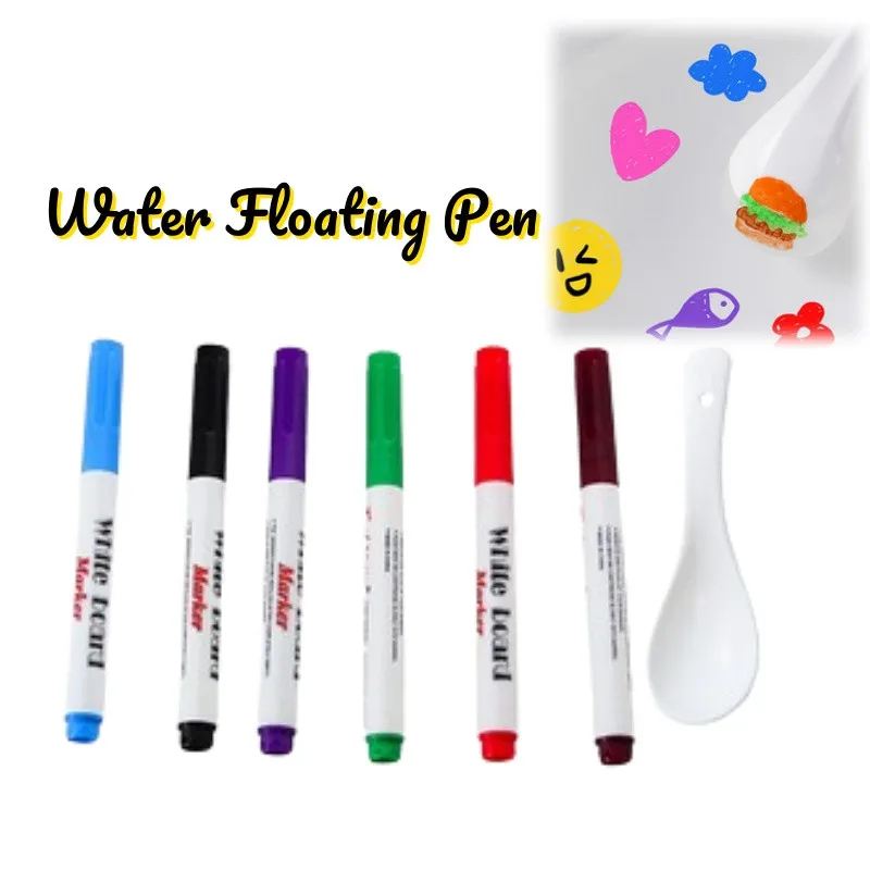 色の魔法の水彩画フローティングペンセットホワイトボードマーカ - Whiteboard Marker Set のレビューと価格
