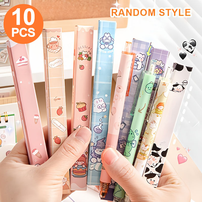 ブラインドボックスに入ったシングルジェルペン10本入り、学生 - Stationery Supply Business のレビューと価格